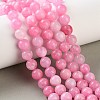 Natural Dyed White Jade Beads Strands G-M402-C03-07-8