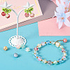  300Pcs 10 Style Baking Painted Transparent & Crackle Glass Beads DGLA-TA0001-03-13