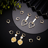 100Pcs 304 Stainless Steel Leverback Earring Findings STAS-BBC0002-03-4