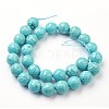 Synthetic Turquoise Bead Strands G-G945-05-14mm-2