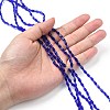 Opaque Glass Beads Strands GLAA-P001-03A-07-5