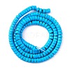 Synthetic Turquoise Beads Strands TURQ-G110-4x2mm-06-3