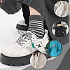 40Pcs 10 Colors Spray Printed Alloy Aglets for Shoelaces FIND-DC0005-09-7