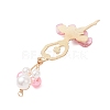 ABS Plastic Imitation Pearl & Alloy Big Pendants PALLOY-JF04992-5