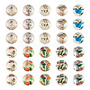  50Pcs 10 Colors Glass Cabochons GLAA-TA0001-74-11