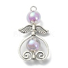 Transparent Acrylic Pendants PALLOY-JF02161-2