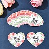 Coated Paper Thank You Greeting Card DIY-FS0007-76E-2