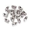 Tarnish Resistant Stainless Steel Ball Chain Connectors STAS-L019C-P-1