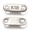 Tarnish Resistant 304 Stainless Steel Slice Chain Tabs STAS-Z024-02P-2