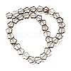 Electroplated Transparent Glass Beads Strands GL-CBA98F0-07D-3