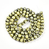 Baking Paint Glass Beads Strands DGLA-N003-10mm-A04-2