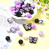 41Pcs 7 Styles Silicone Beads SIL-YW0002-64-4