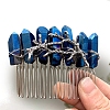 Natural Crystal Hair Combs PW-WGC6E88-08-1