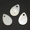 Teardrop Freshwater Shell Charms SHEL-M005-28-1
