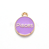 Alloy Enamel Pendants ENAM-S124-01A-01H-3