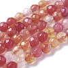 Natural Agate Round Beads Strand G-L084-4mm-15-1