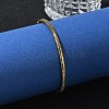 Ion Plating(IP) 304 Stainless Steel Round Snake Chain Bracelets BJEW-O186-08A-G-4