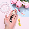 Resin Pendants Decoration HJEW-YW00087-01-5