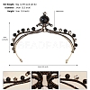 Alloy Rhinestone Hair Bands  for Woman Girls PW-WGA69DD-17-1