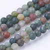 Natural Indian Agate Bead Strands G-G735-01F-4mm-1