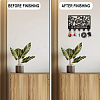 Wood & Iron Wall Mounted Hangers HJEW-WH0055-227-5