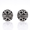 Tibetan Style Alloy Beads X-TIBE-Q063-120AS-NR-2