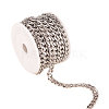 304 Stainless Steel Cuban Link Chains CHS-CJ0001-27B-5