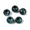 Natural Green Spot Jasper European Beads G-Q607-02J-1