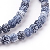 Natural Crackle Agate Beads Strands X-G-G055-6mm-10-3