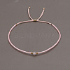 Adjustable Glass Seed Bead Slider Bracelets for Women VT9382-34-1