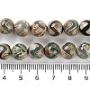 Natural Tibetan Wave Pattern dZi Agate Beads Strands G-B084-A01-01-5