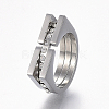 304 Stainless Steel Wide Band Finger Rings RJEW-E153-08P-19mm-1