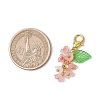 7Pcs Frosted Acrylic Flower Pendant Decorations AC-CJCBD0-3