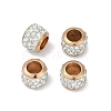 Alloy Rhinestone Clay Pave Beads ALRI-D300-01G-01-1