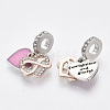 Alloy European Dangle Charms MPDL-T004-04P-2