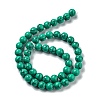 Synthetical Turquoise Gemstone Round Bead Strands TURQ-R035-8mm-02-3