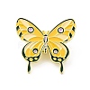 Flower Butterfly Enamel Pin JEWB-J005-07D-G-1