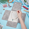 Portable Travel Velvet Pearl Necklaces Flap Carring Cases TP-WH0025-01C-3