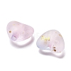Frosted Transparent Acrylic Beads X1-OACR-F013-05-2