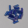 300Pcs Transparent Glass Round Bugle Beads GLAA-WH0015-74H-1