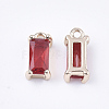 Transparent Glass Charms X-GLAA-T007-13D-2