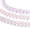 Transparent Painted Glass Beads Strands X1-DGLA-A034-T3mm-A05-4