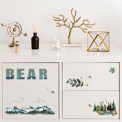 3 Sheets 3 Styles PVC Waterproof Decorative Stickers DIY-WH0404-121-1