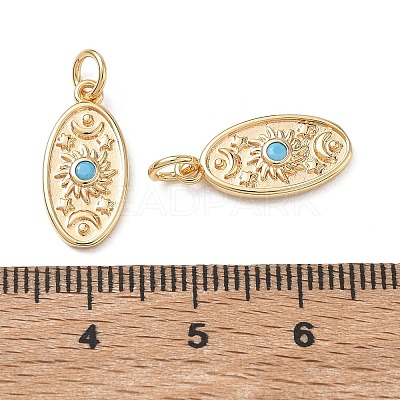 SHEGRACE Brass Micro Pave Cubic Zirconia Pendants XGRQ4G867-550G-1
