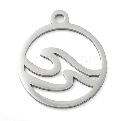 Non-Tarnish 304 Stainless Steel Pendants STAS-B056-26P-01-1