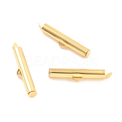 304 Stainless Steel Slide On End Clasp Tubes STAS-C044-08C-G-1