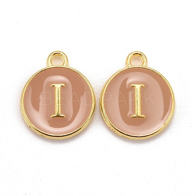 Golden Plated Alloy Enamel Charms X-ENAM-S118-06I-1