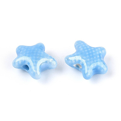Handmade Porcelain Beads PORC-Q002-03J-01-1
