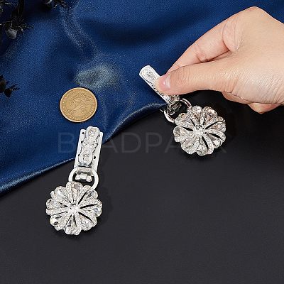 2Pcs Alloy Interlocking Clasps FIND-FH0009-63B-1
