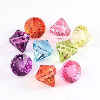 Transparent Acrylic Pendants for Curtains DB28X31MM-1